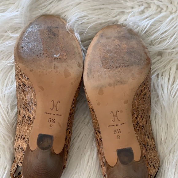 Cole Haan Collection Snakeskin Heels - Picture 8 of 10